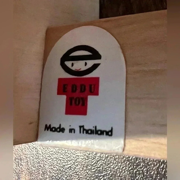 EDDU TOY | Wooden ABC & shapes hanging board - Picture 6 of 8